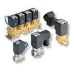 2 port NO solenoid valve water DIN connector 220V ac 2mm orifice 1/4" bspp ported