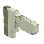 VQ2*0*, 2000 Series, 5 Port Solenoid Valve, Plug-in, Base Mounted, New Style