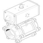 Festo Pneumatic 2 port Actuated Ball Valve - Double Acting, 6 - 8.4bar Operating Pressure