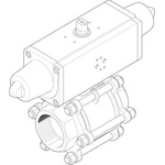 Festo Pneumatic 2 port Actuated Ball Valve - Single Acting, 6 - 8.4bar Operating Pressure