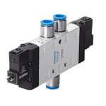 Festo Solenoid Valve CPE24-M3H-5J-QS-10, 5 port(s) , 230 V ac, 10mm