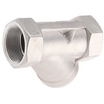 RS PRO, 1-1/2 in BSP Stainless Steel Y Strainer