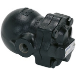 RS PRO 4.5 bar SG Iron Float & Thermostatic Steam Trap, 1/2 in BSP Female