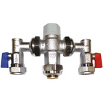 Altecnic Brass Thermostatic Washroom Valve, 22mm Compression