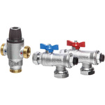 Altecnic Brass Thermostatic Washroom Valve, 22mm Compression