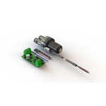 RS PRO 6 → 28V 25bar Direct drive, Seal-less Coupling Micro External Gear Pump Water Pump, 1100ml/min