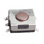 1-1437565-8 | Brown Round Tactile Switch, Single Pole Single Throw (SPST) 50 mA 3 (Dia.)mm PCB