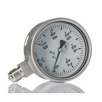 RS PRO G 1/2 Analogue Pressure Gauge 1bar Bottom Entry, RS Calibration