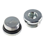 Parker, Steel Hydraulic Blanking Plug, Max Operating Pressure 400 bar, Thread Size 1 in
