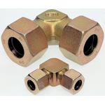 Parker EW Series Elbow Tube-toTube Adaptor, Push In 6 mm to Push In 6 mm, Tube-to-Tube Connection Style