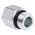 Parker Hydraulic Straight Threaded Reducer G 3/4 Male to G 1/2 Female, RI3/4EDX1/2CF