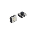 222AMVBBR | White Tactile Switch, Single Pole Single Throw (SPST) 50 mA 5mm Surface Mount