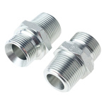 Parker Hydraulic Straight Threaded Adaptor G 3/4 to R 3/4 Male, 12F3MK4S