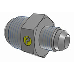 Parker Hydraulic Union Straight Threaded Adaptor UNF 7/8-14 Male to UNF 9/16-18 Male, 10-6HMTXS
