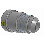 Parker Hydraulic Union Straight Threaded Adaptor UNF 7/8-14 Female to UNF 9/16-18 Male, 10-6TRTXS