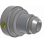 Parker Hydraulic Straight Threaded Reducer UNF 1 1/16-12 Female to UNF 9/16-18 Female, 12-6TRTXS