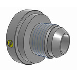 Parker Hydraulic Straight Threaded Reducer UNF 1 5/8-12 Female to UNF 7/8-14 Male, 20-10TRTXS