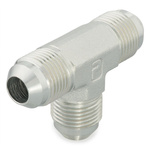 Parker Hydraulic Tee Threaded Adaptor UNF 1 7/8-12 Male to UNF 1 7/8-12 Male, 24 JTX-S