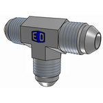 Parker Hydraulic Union Tee Compression Tube Fitting UNF 1/2-20 Male to UNF 1/2-20 Male, 5JMTXS