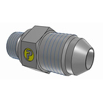 Parker Hydraulic Male Stud M10 Male to UNF 1/2-20 Male, 5M10F82EDMXS