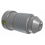 Parker Hydraulic Union Straight Threaded Adaptor UNF 9/16-18 Female to UNF 7/16-20 Male, 6-4TRTXS