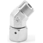 Parker Hydraulic Swivel Nut Elbow 6 mm to 6 mm, EV06LOMDCF