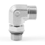 Parker Hydraulic Elbow Threaded Adaptor Tube 12 to G 3/8, WEE12LROMDCF