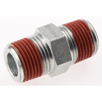 Enerpac Hydraulic Straight Threaded Adaptor NPT 3/8-18 Male to NPT 3/8-18 Male, FZ1617