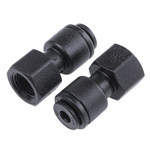 John Guest Hydraulic Straight Compression Tube Fitting PM450411E, 1/8 in