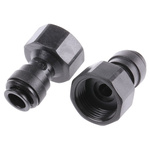 John Guest Hydraulic Straight Compression Tube Fitting PM451015FE, 5/8 in