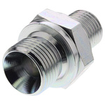 Parker Hydraulic Straight Threaded Adaptor G 3/8 to R 1/4 Male, 6F3MK4S
