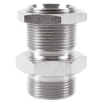 Parker Hydraulic Straight Threaded Adaptor G 3/8 to G 3/8 Male, 6WMK4WL4NMS