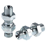 Parker Hydraulic Straight Threaded Adaptor G 1/4 to G 1/4 Male, 4WMK4WL4NMS