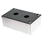 Stainless Steel ABB Compact Push Button Enclosure - 2 Hole 22mm Diameter