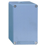 Schneider Electric Blue Metal Harmony XAP Push Button Enclosure - 0 Hole 22mm Diameter