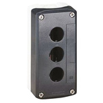 Schneider Electric Grey Plastic XAL Push Button Enclosure - 3 Hole 22mm Diameter