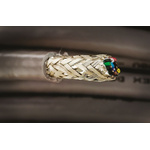 Alpha Wire Twisted Pair Data Cable, 6 Pairs, 0.2 mm², 12 Cores, 24 AWG, Screened, 30m, Grey Sheath