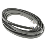 RS PRO Male RJ12 to Male RJ12 Telephone Extension Cable, Grey Sheath, 3m