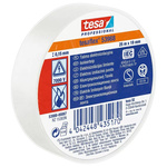 Tesa 53988 White PVC Electrical Tape, 19mm x 25m