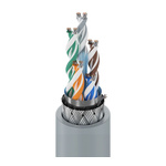 Belden Twisted Pair Data Cable, 5 Pairs, 0.22 mm², 10 Cores, 24 AWG, Screened, 152m, Chrome Sheath