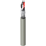 Belden Twisted Pair Data Cable, 2 Pairs, 0.25 mm², 4 Cores, 24 AWG, Screened, 305m, Chrome Sheath