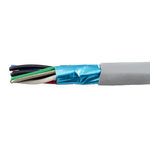 Alpha Wire Twisted Pair Data Cable, 4 Pairs, 0.24 mm², 8 Cores, 24 AWG, Screened, 305m, Grey Sheath
