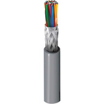 Belden Multicore Data Cable, 12 Pairs, 0.08 mm², 24 Cores, 28 AWG, Screened, 30m, Chrome Sheath