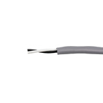 Alpha Wire Twisted Pair Data Cable, 1 Pairs, 0.81 mm², 2 Cores, 18 AWG, Unscreened, 305m, Grey Sheath