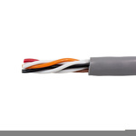 Alpha Wire Twisted Pair Data Cable, 4 Pairs, 0.81 mm², 8 Cores, 18 AWG, Unscreened, 305m, Grey Sheath