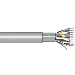 Alpha Wire Twisted Pair Data Cable, 19 Pairs, 0.23 mm², 38 Cores, 24 AWG, Screened, 305m, Grey Sheath