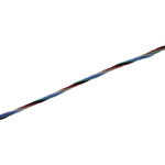 MICROWIRES Twisted Twisted Pair Cable, 0.13 mm2, 5 Cores, 26 AWG, Unscreened, 100m, Grey Sheath