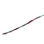 MICROWIRES Twisted Twisted Pair Cable, 0.08 mm2, 4 Cores, 28 AWG, Unscreened, 100m, Grey Sheath