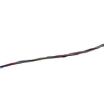 MICROWIRES Twisted Twisted Pair Cable, 0.05 mm2, 12 Cores, 30 AWG, Unscreened, 100m, Grey Sheath