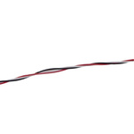 MICROWIRES Twisted Twisted Pair Cable, 0.13 mm2, 3 Cores, 26 AWG, Unscreened, 100m, Grey Sheath